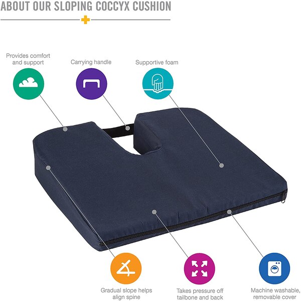 DMI Standard Coccyx Seat Cushion