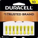 Duracell Hearing Aid Batteries Easytab, Size 10, thumbnail image 1 of 5
