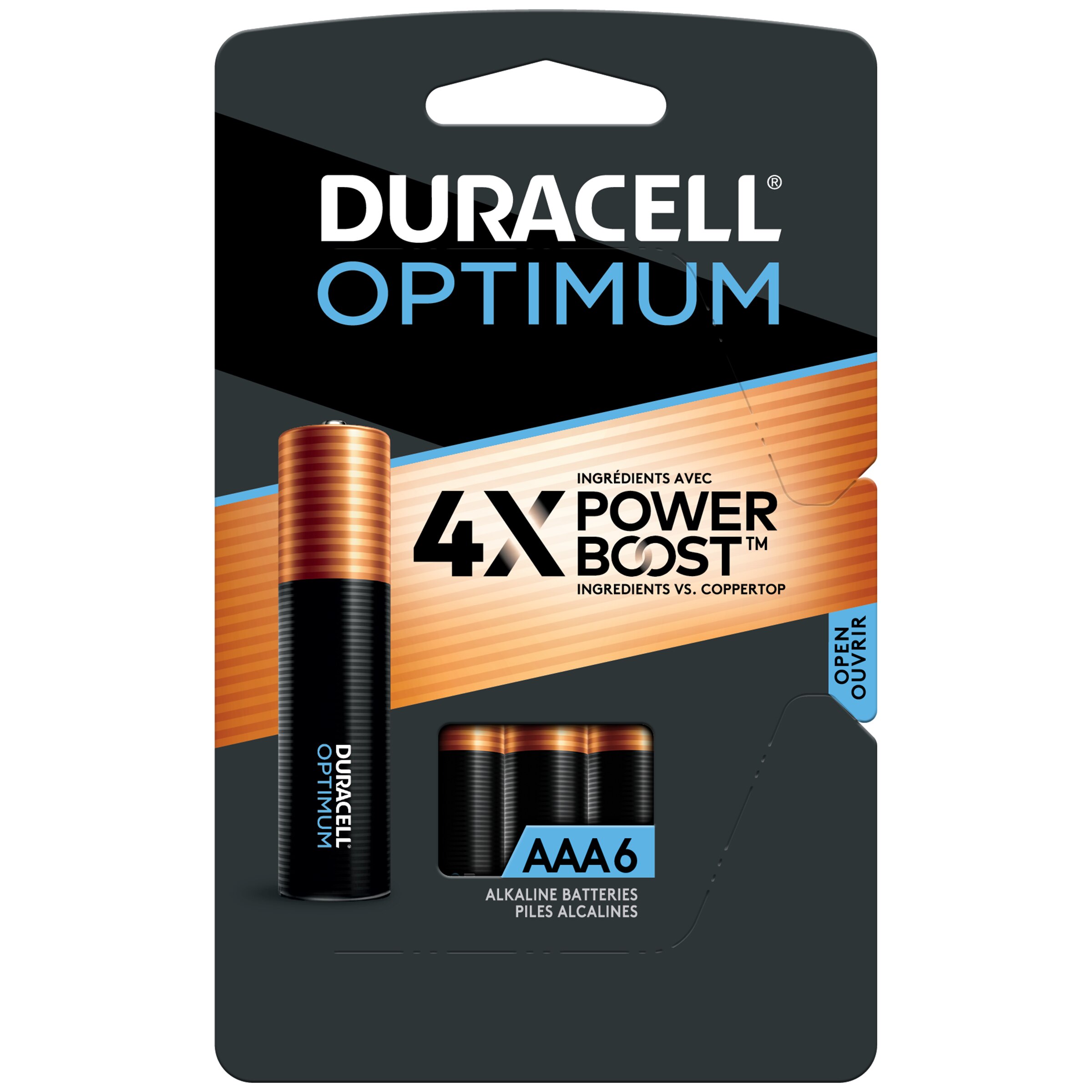 Duracell Optimum Alkaline Batteries, 1.5V AAA image.