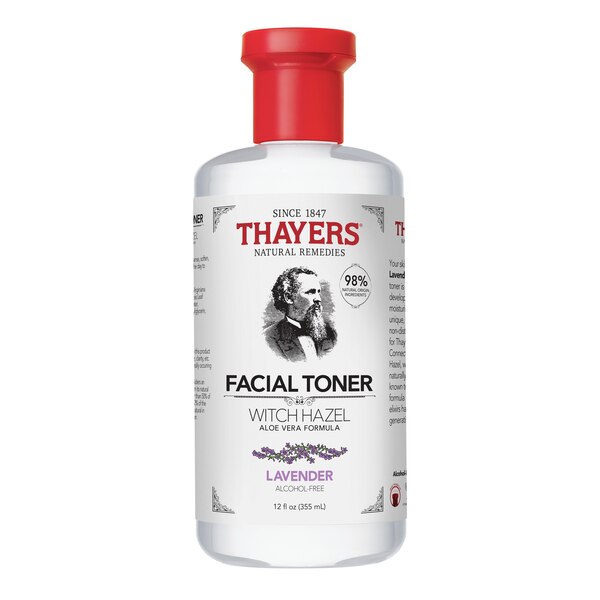 Thayers Alcohol-Free Rose Petal Witch Hazel Toner with Aloe Vera, 12 OZ