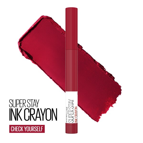 Maybelline SuperStay Ink Crayon Lipstick, Matte Longwear Lipstick Makeup