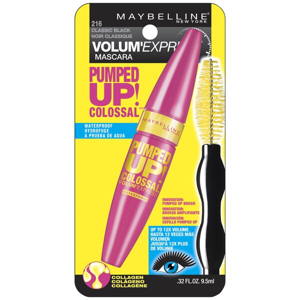 Maybelline Volum' Express Pumped Up! Colossal Waterproof Mascara