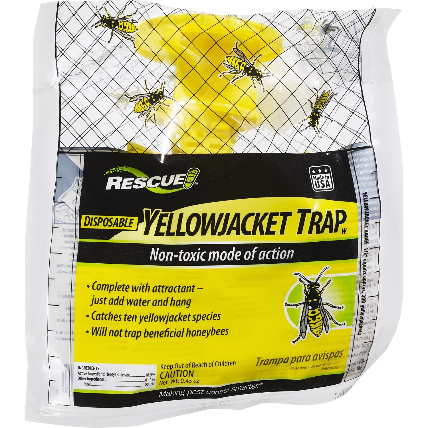 Rescue Yellow Jacket Trap, Disposable image.