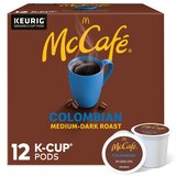 McCafe Colombian 100% Arabica Medium-Dark Roast Coffee K-Cup Pods, 12 ct, thumbnail image 1 of 6