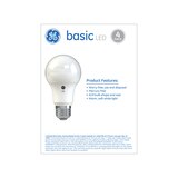 GE Basic Soft White LED 40W Replacement White General Purpose A19 Light Bulbs, 4 ct, thumbnail image 3 of 3