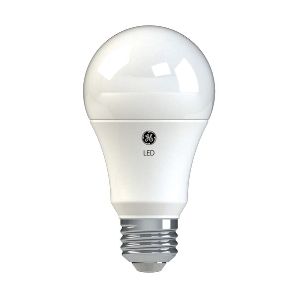 GE Basic Daylight LED 75W Replacement White General Purpose A19 Light Bulbs, 2 ct
