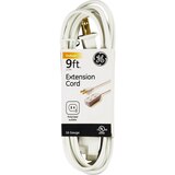 GE 9' Indoor Extension Cord, White, thumbnail image 1 of 3