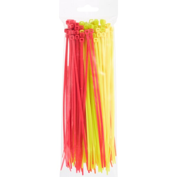 GE 8" Assorted Neon Cable Ties