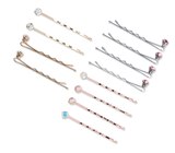 Scunci Rhinestone Bobby Pins, 12 CT, thumbnail image 1 of 2