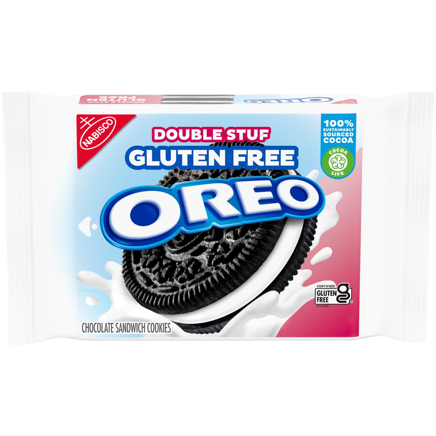 OREO Double Stuf Gluten Free Chocolate Sandwich Cookies, Gluten Free Cookies, 12.47 oz