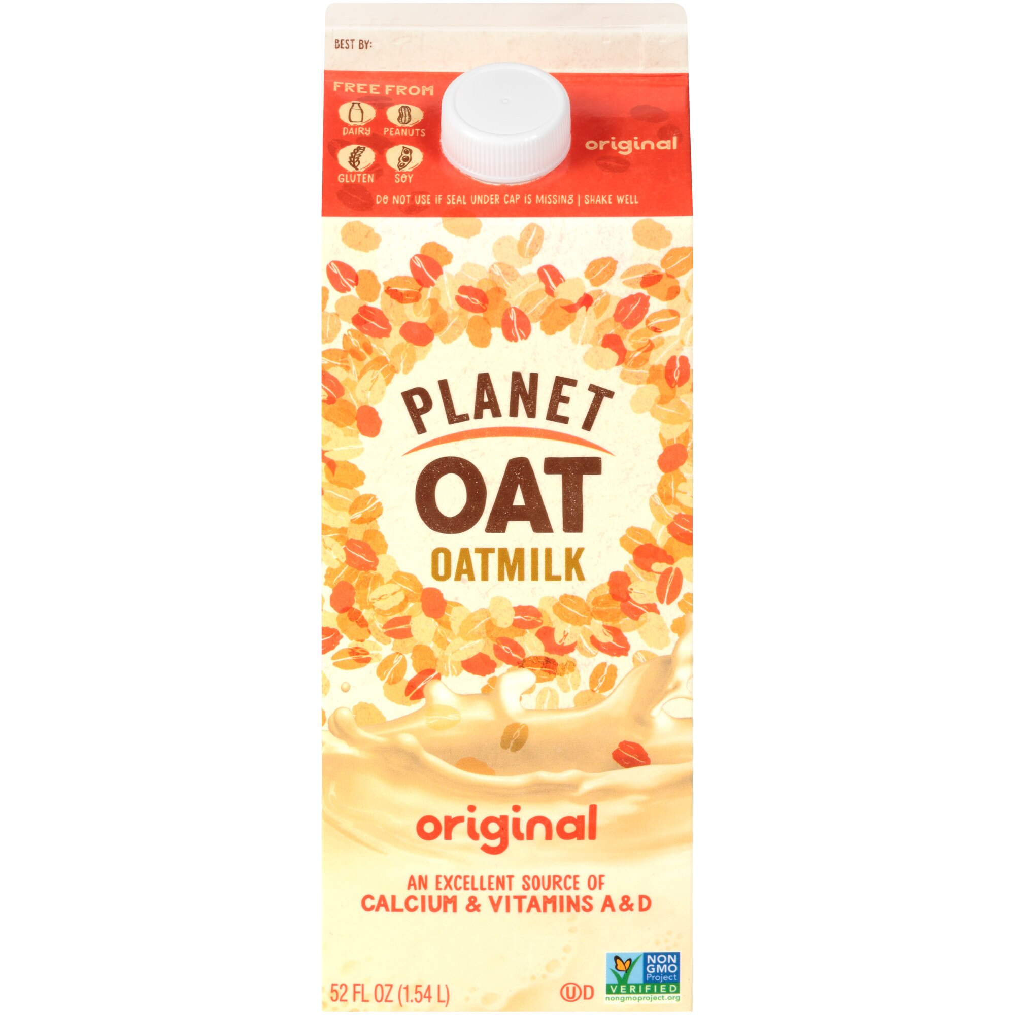 Planet Oat Oatmilk, 52 OZ image.