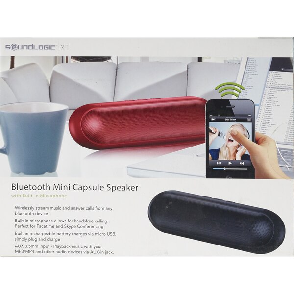 SoundLogic Bluetooth Mini Capsule Speaker