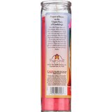 Prayer Candle, Virgen de Guadalupe White Wax, 8", thumbnail image 2 of 4