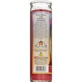 Prayer Candle, Virgen de Guadalupe White Wax, 8", thumbnail image 3 of 4
