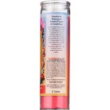 Prayer Candle, Virgen de Guadalupe White Wax, 8", thumbnail image 4 of 4