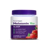 Natrol 10mg Melatonin Sleep Gummies, Strawberry, 60 CT, thumbnail image 1 of 1