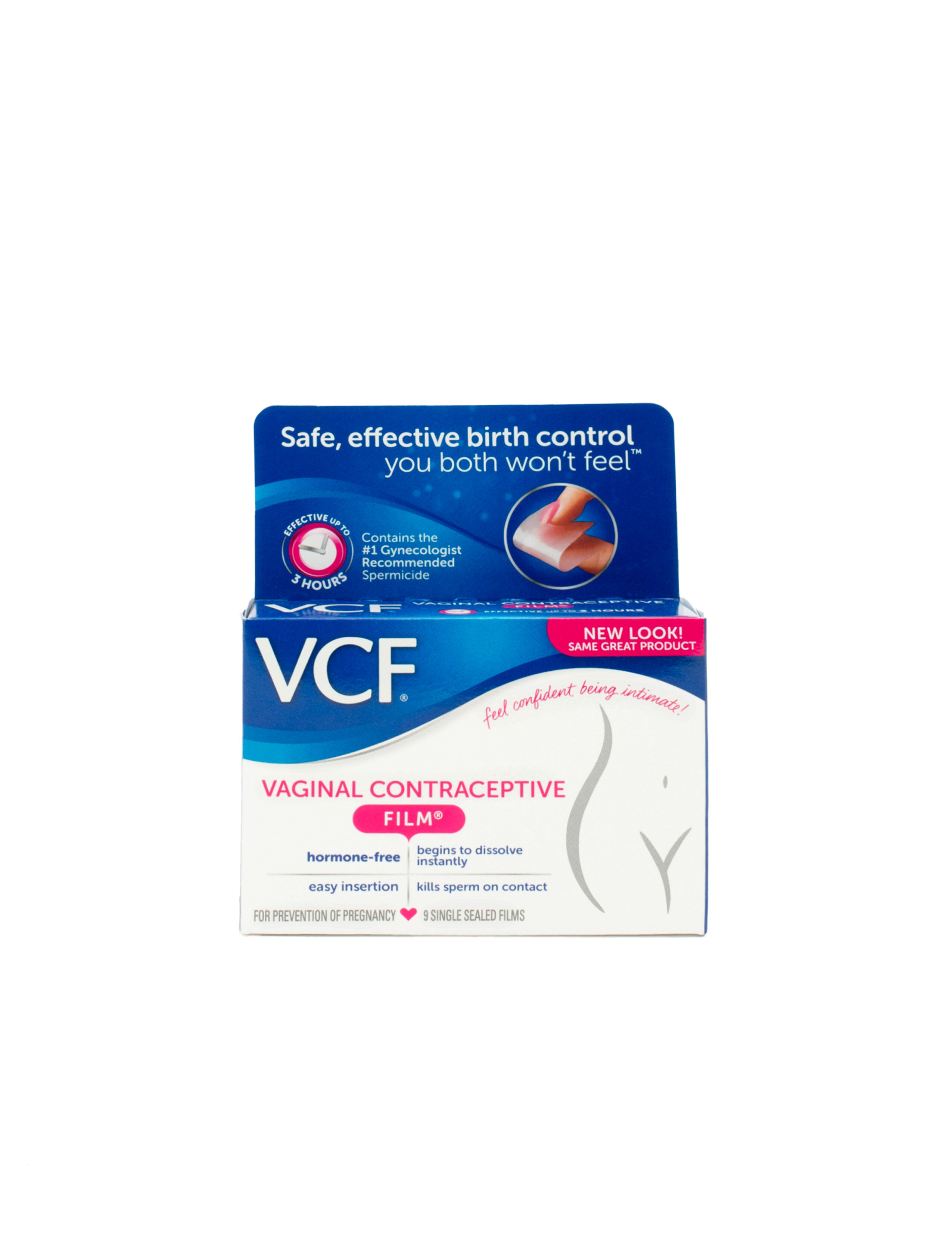 VCF Vaginal Contraceptive Films, 9 CT image.