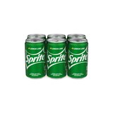 Sprite Lemon Lime Soda Soft Drinks, 7.5 OZ Cans, 6 PK, thumbnail image 1 of 4