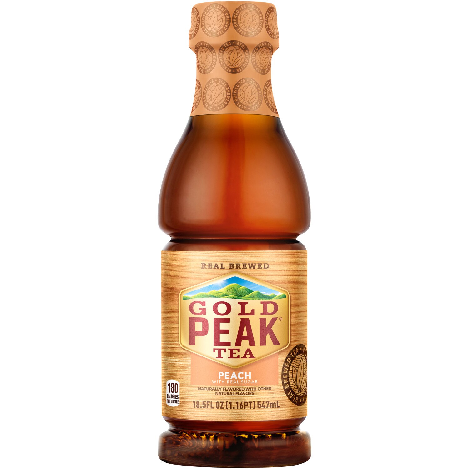 Gold Peak Peach Flavored Iced Tea Drink, 18.5 fl oz