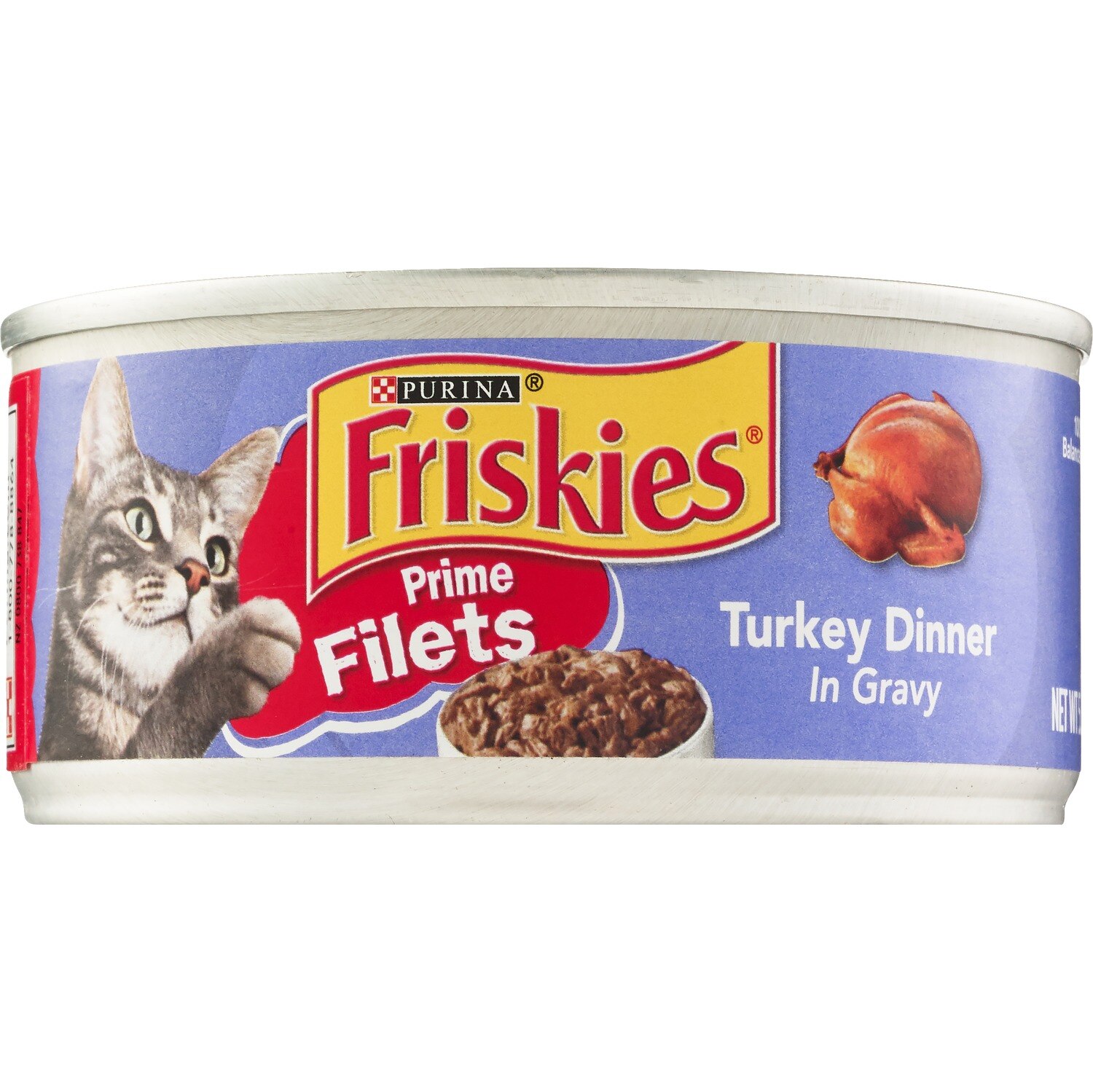 Friskies Prime Filets Turkey Dinner In Gravy Canned Cat Food