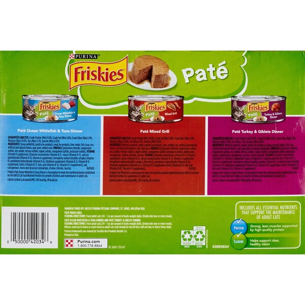 Friskies Classic Pate Variety Pack, 5.5 oz, 24 ct