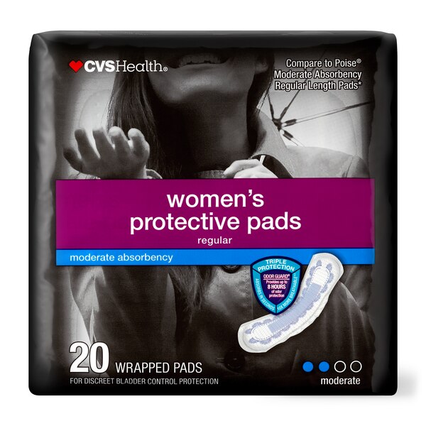 CVS Health Women's Protective Pads Moderate Absorbency