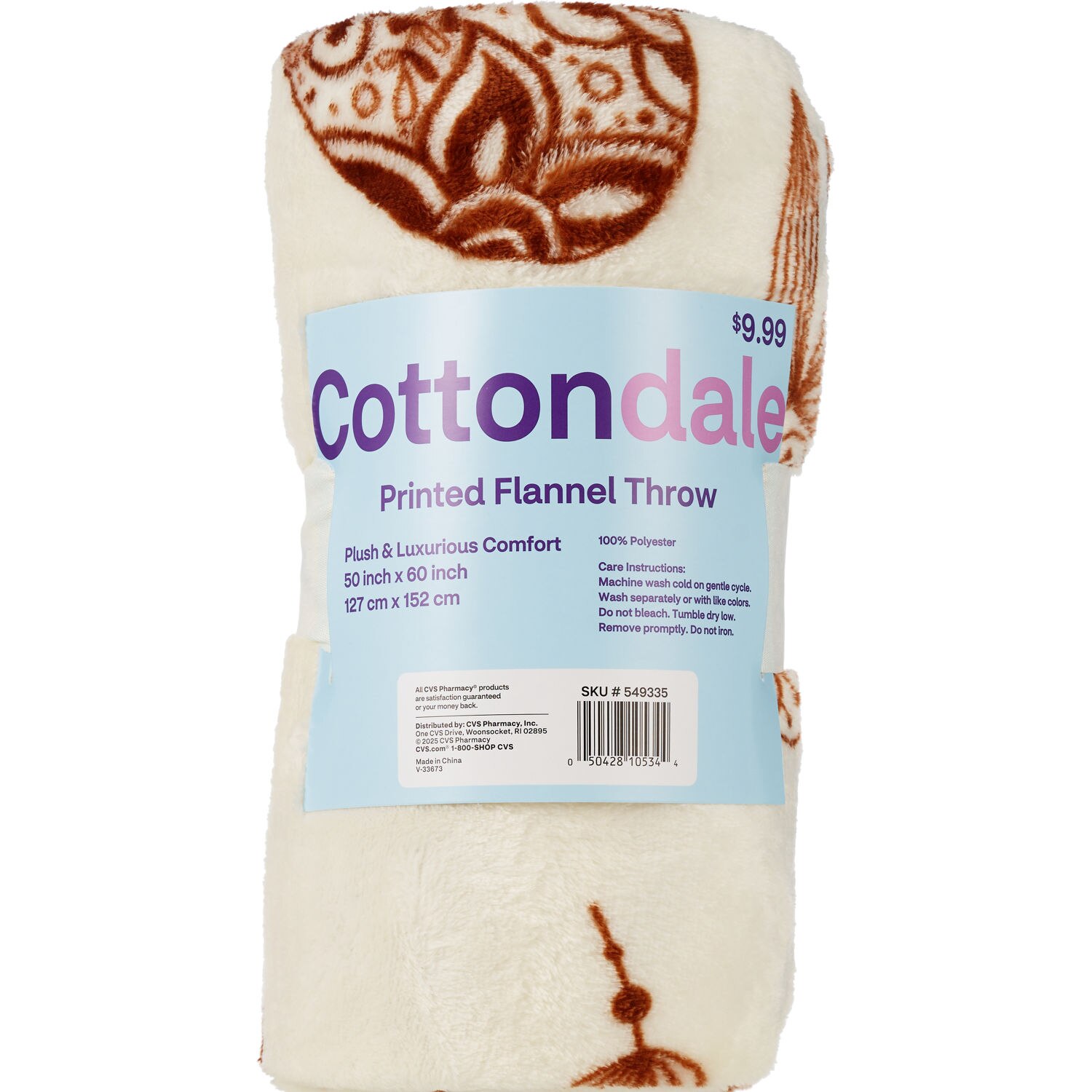 Cottondale Easter Eggs Throw Blanket 50 x 60 in image.