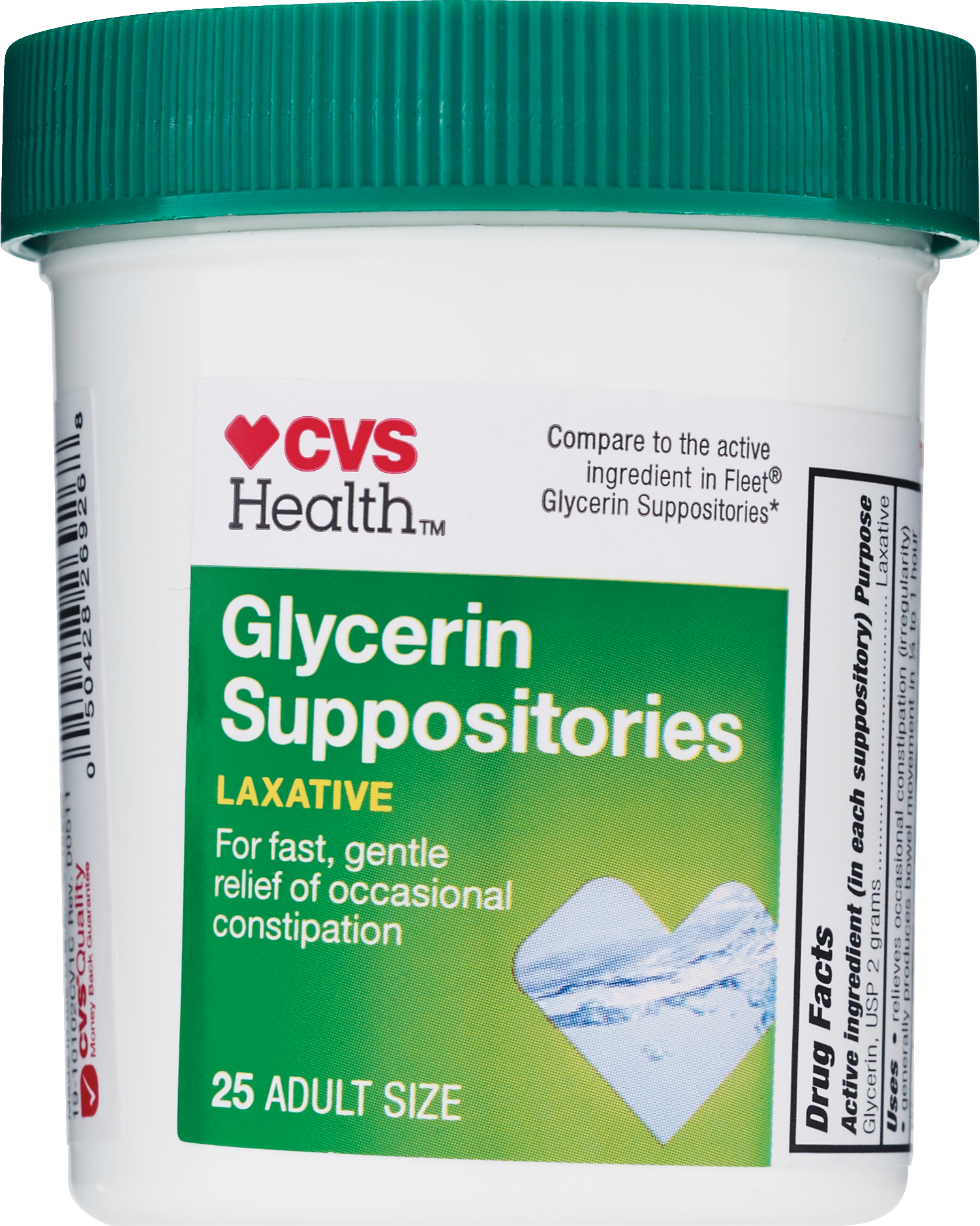 CVS Health Glycerin Suppositories Adult Size