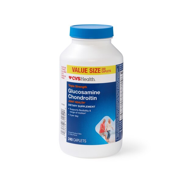 CVS Health Glucosamine Chondroitin Caplets, 120 CT