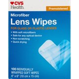 CVS Health Microfiber Premoistened Lens Wipes, 100 CT, thumbnail image 1 of 6