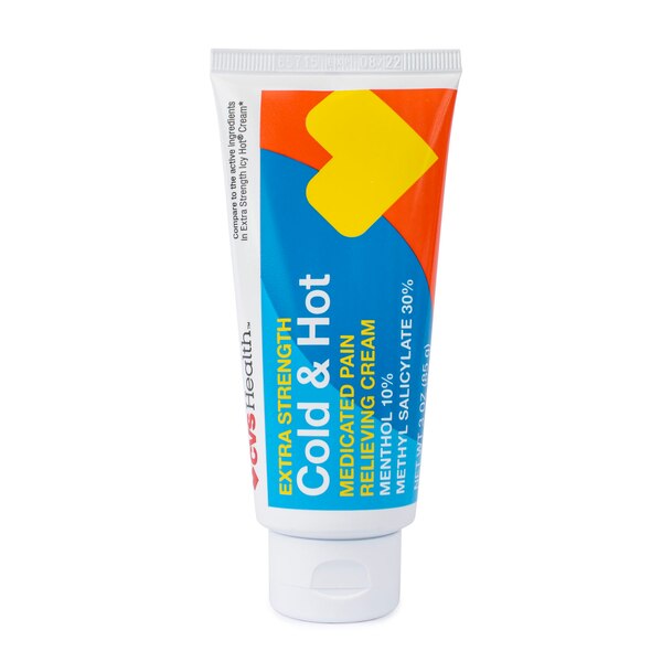 CVS Health Extra Strength Cold & Hot Pain Relieving Cream, 3 OZ
