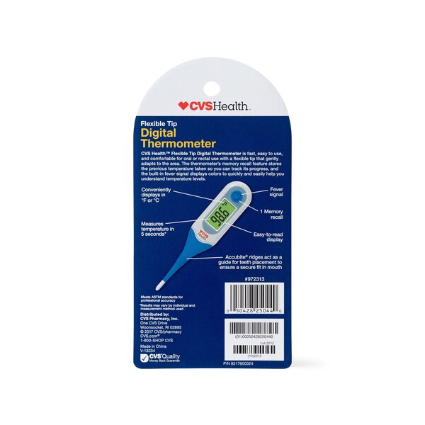 CVS Health Flexible Tip Digital Thermometer