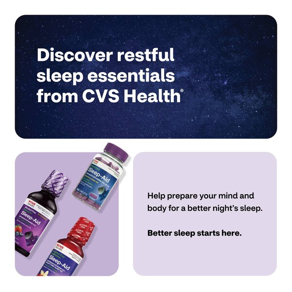 CVS Health Nighttime Sleep Aid Liquid, Berry