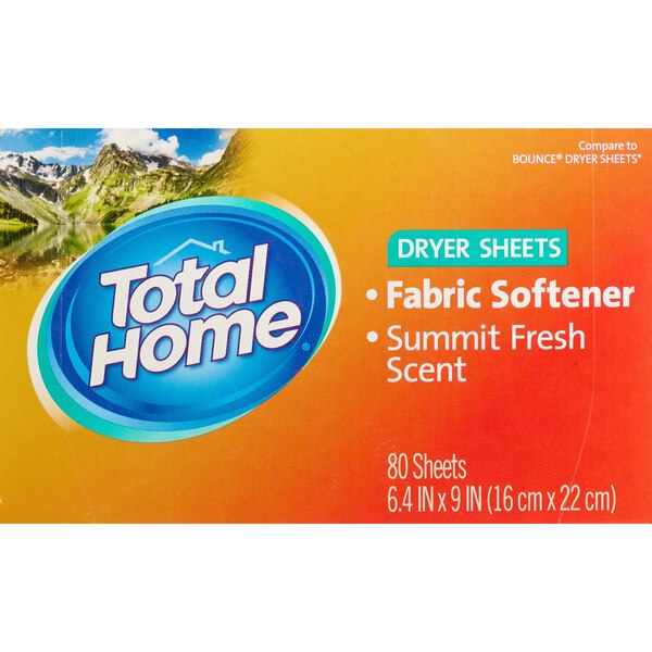 Total Home Fabric Softener Sheets