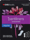 CVS Health Thin Panty Liners, Unscented, Regular, thumbnail image 1 of 3