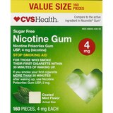 CVS Health Sugar Free Nicotine Gum, Mint, thumbnail image 1 of 7