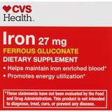 CVS Health Iron Tablets, 100 CT, thumbnail image 5 of 7
