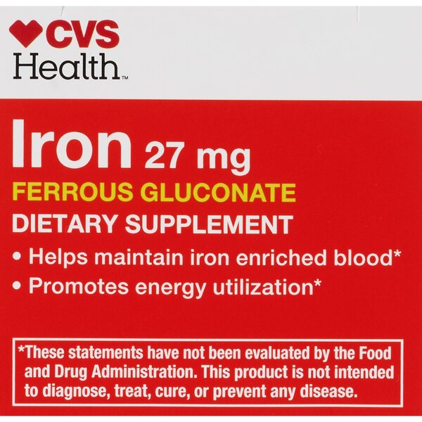 CVS Health Iron Tablets, 100 CT