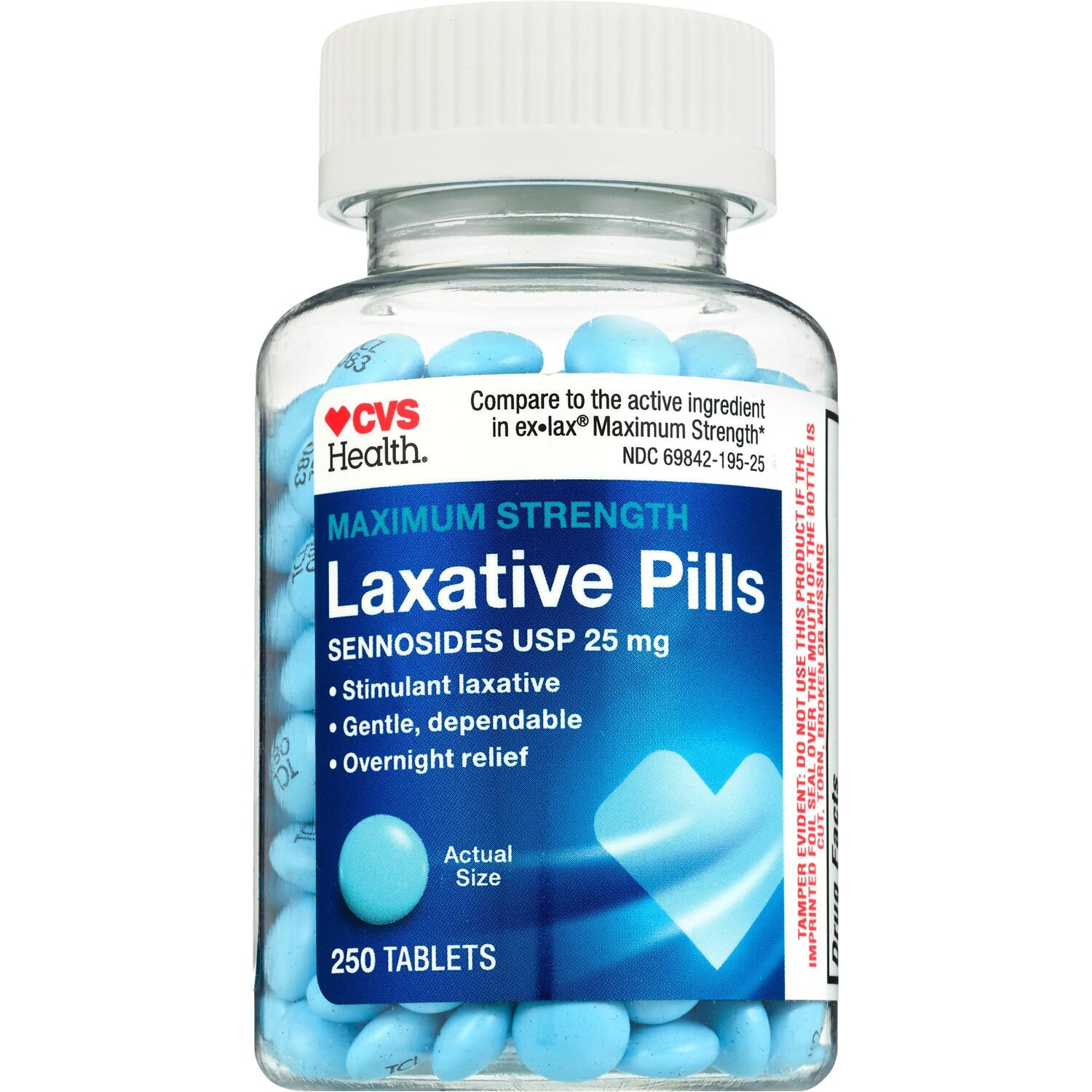 CVS Health Maximum Strength Laxative Tablets image.