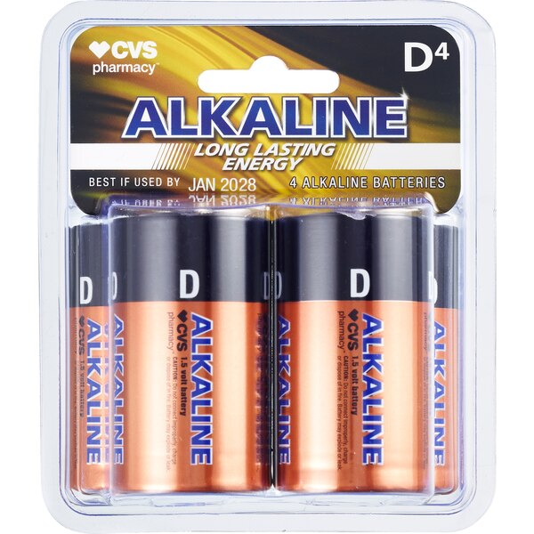CVS Alkaline Batteries D