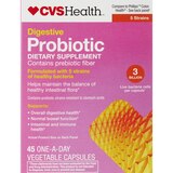 CVS Health Digestive Probiotic Capsules, 45 CT, thumbnail image 1 of 5