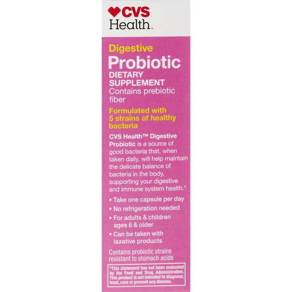 CVS Health Digestive Probiotic Capsules, 45 CT