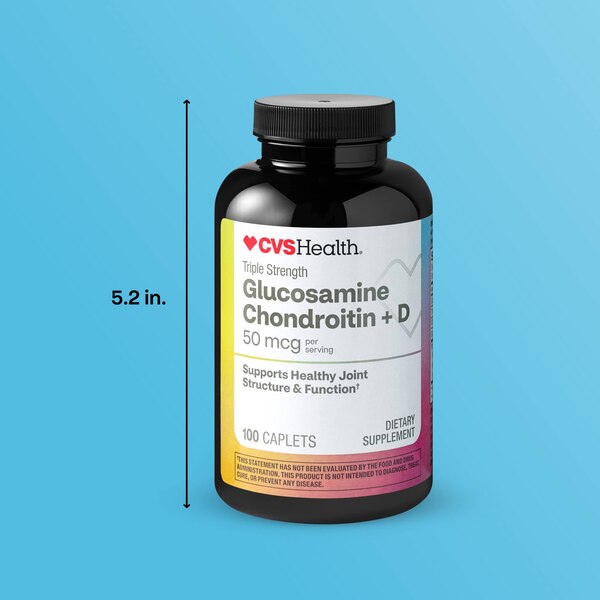 CVS Health Glucosamine Chondroitin + D3 Caplets