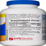 CVS Health Vitamin D3 2000IU Softgels, thumbnail image 3 of 8