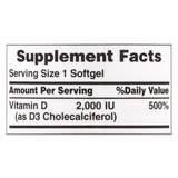 CVS Health Vitamin D3 2000IU Softgels, thumbnail image 5 of 8