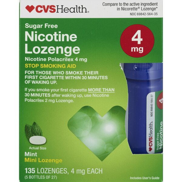 CVS Health Sugar Free Nicotine Lozenge, Mint