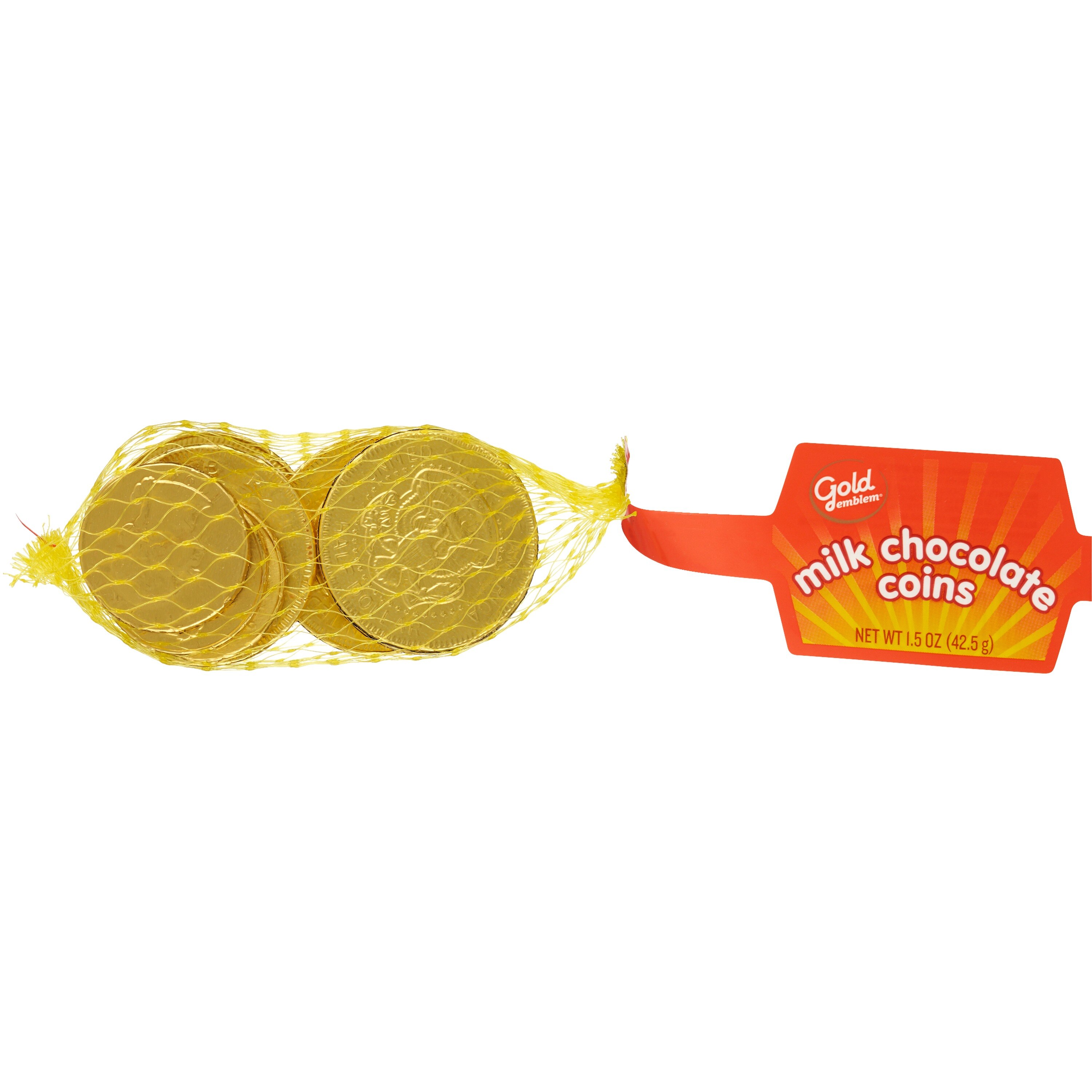 Gold Emblem Milk Chocolate Coins, 1.5 oz