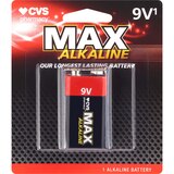 CVS Max Alkaline Battery 9V, thumbnail image 1 of 2