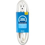 Total Home 8 Feet Indoor Cord, White, thumbnail image 1 of 3