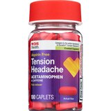 CVS Health Aspirin Free Tension Headache Acetaminophen & Caffeine Caplets, thumbnail image 1 of 7